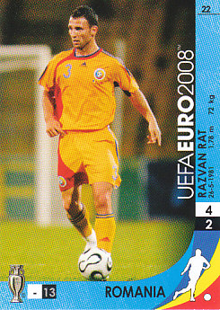 Razvan Rat Romania Panini Euro 2008 Card Game #22